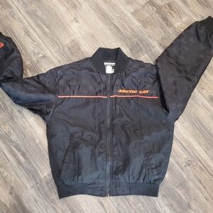 Vintage 90s Artic Cat Wear Checker Jacket Full Zip Sz. M